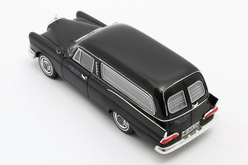 Mercedes 220SE Pollmann Hearse black 1:43