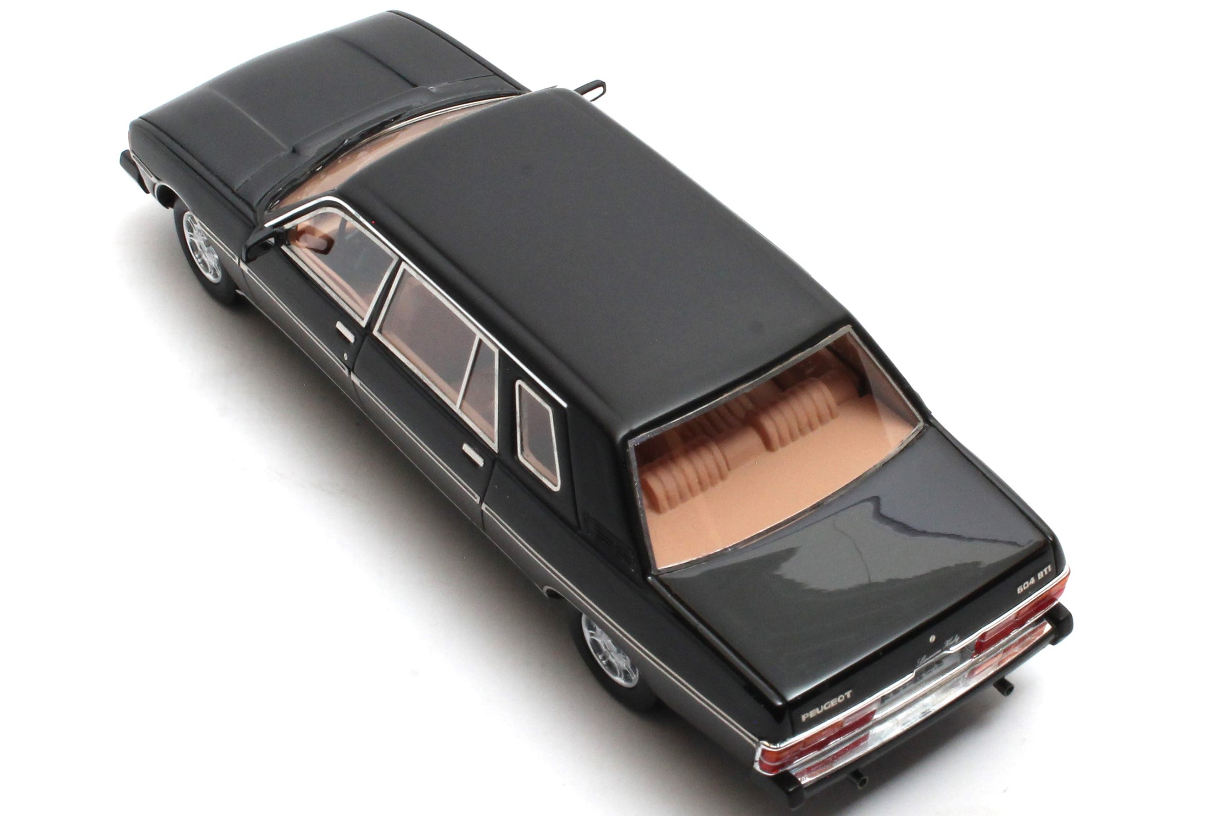 Miniature Matrix 1/43 Peugeot 604 Heuliez Noire 1980 - Neuve - MX41604-012