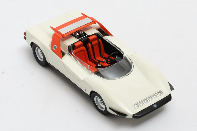 ALFA ROMEO P33 ROADSTER PININFARINA 1968 WHITE MATRIX MX50102-171 1:43 ALFA ROMEO P33 ROADSTER PININFARINA 1968 WHITE MATRIX MX50102-171 1:43