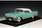 1957 Cadillac Series 62 Convertible (closed roof) - Thebes green met. 1:18