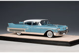 1958 Cadillac Fleetwood Sixty Special - Somerset Blue with Alpine White 1:43