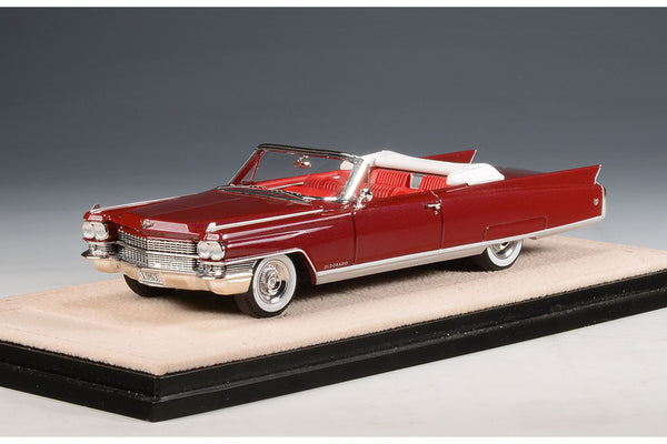 1963 Cadillac Eldorado Biarritz (open roof) - Matador red met. 1:43 (Kopie)