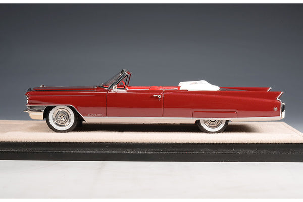 1963 Cadillac Eldorado Biarritz (open roof) - Matador red met. 1:43 (Kopie)