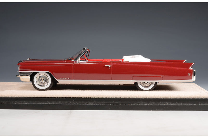 1963 Cadillac Eldorado Biarritz (open roof) - Matador red met. 1:43 (Kopie)