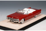 1967 Cadillac de Ville Convertible (open roof) -  Flamenco Red 1:43
