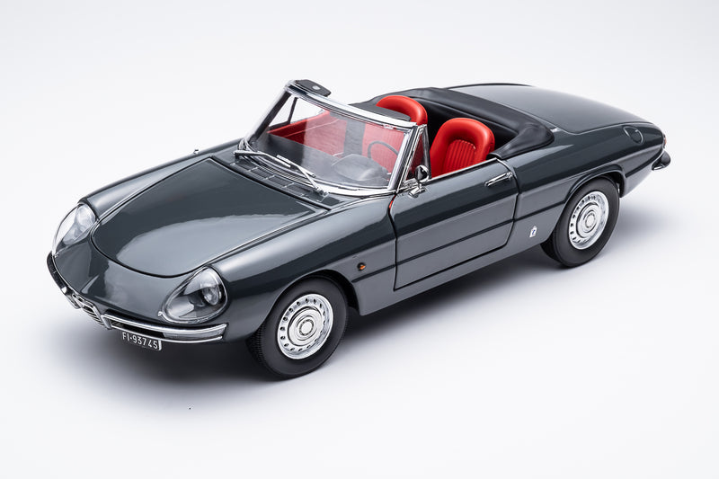 Alfa Romeo 1600 Duetto Spider graphite 1:18