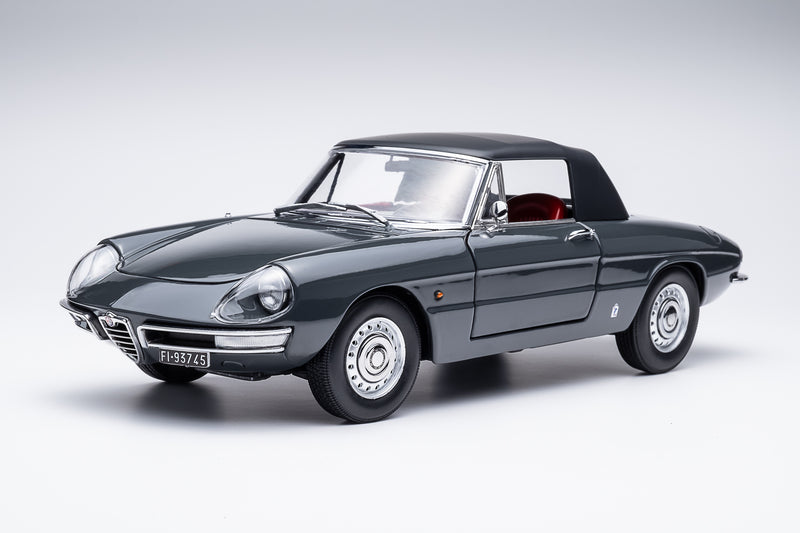 Alfa Romeo 1600 Duetto Spider graphite 1:18