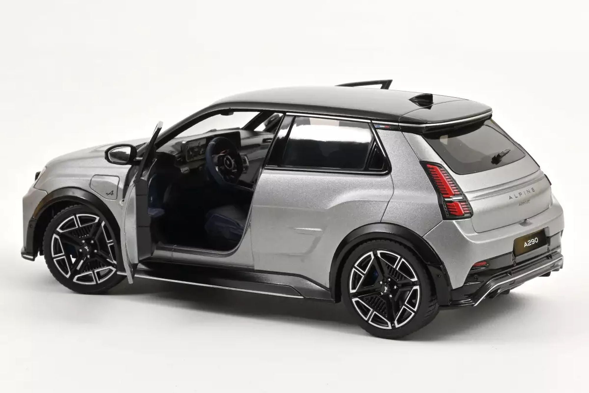 Alpine A290 GT 2025 Tornade - matt grey with black 1:18 – Thomas