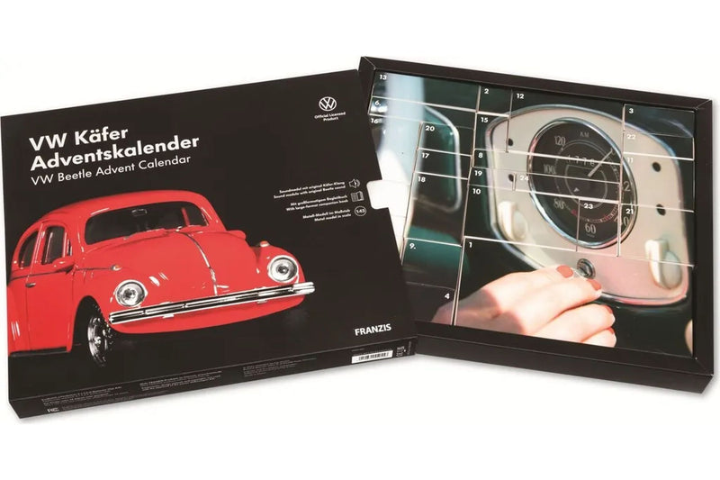VW Käfer Adventskalender: Volkswagen VW Käfer 1970 - rot 1:43 Franzis