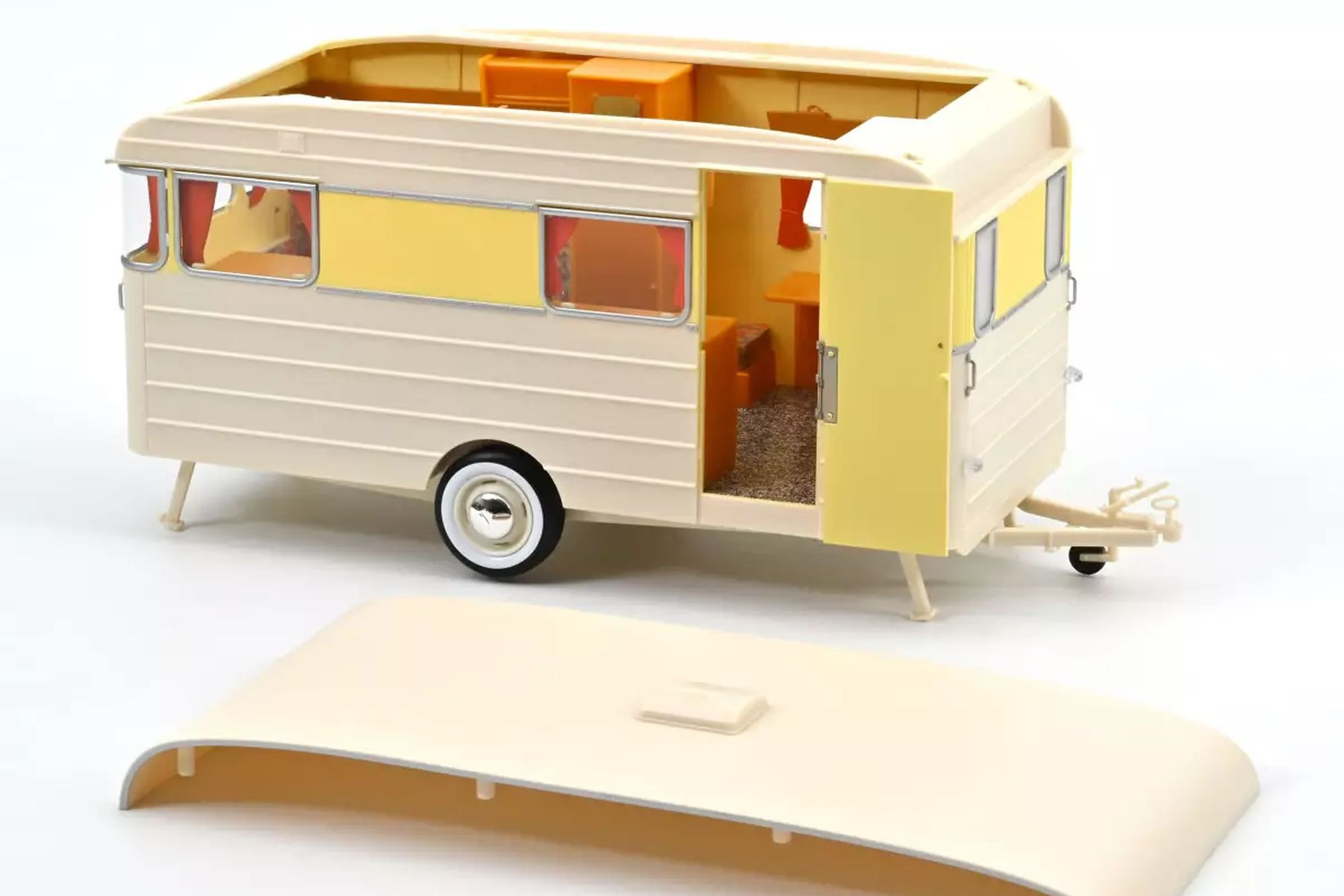 Norev # 181762 1/18 Citroën DS 19 1960 Jonquille Yellow Caravan Digue Panoramic