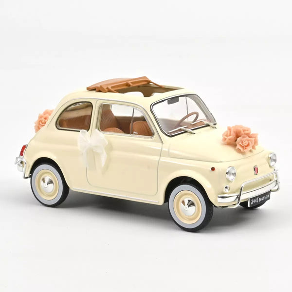 Fiat 500 L 1968 - ivory (the ideal wedding present) 1:18