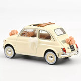 Fiat 500 L 1968 - ivory (the ideal wedding present) 1:18