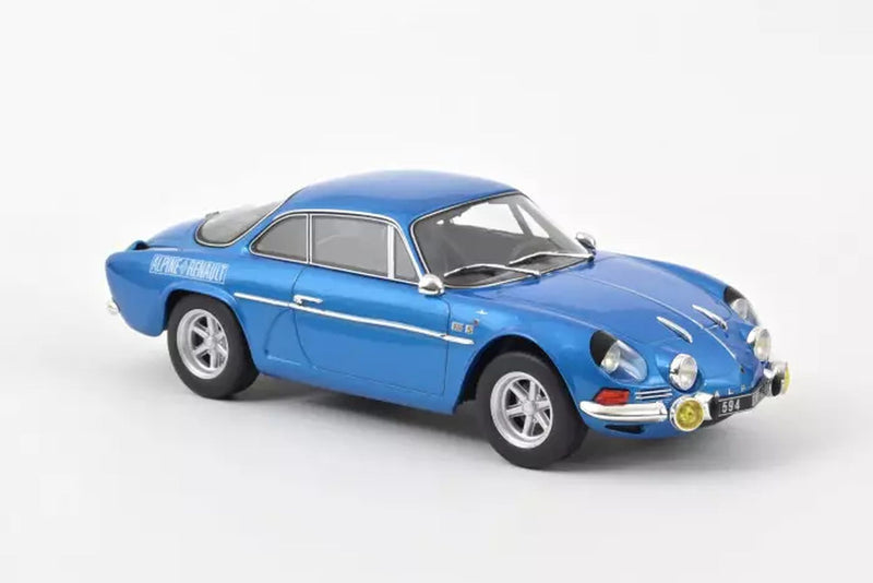 Alpine A110 1600S with side logo - blue 1:18