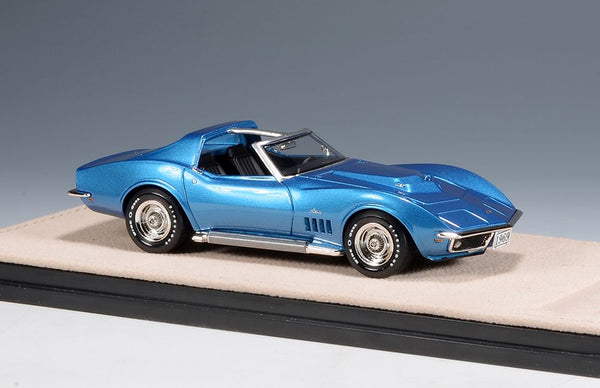 1969 Chevrolet Corvette C3 L88 Coupe (T Roof) - Lemans Blue Metallic 1:43