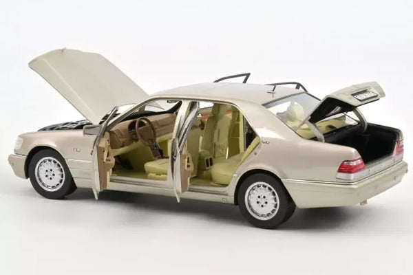 Mercedes-Benz S600 1997 - silver 1:18