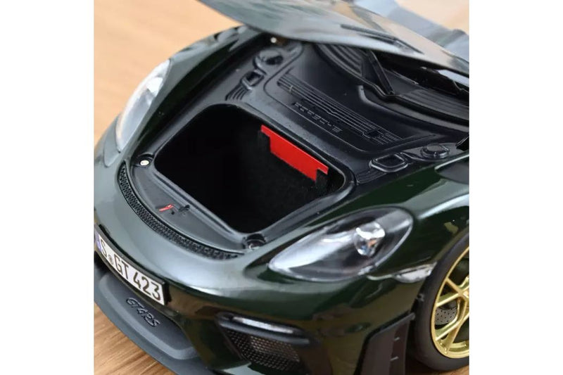 Porsche Cayman GT4 RS w/Weissach Pack 2023 - Brewster Green 1:18