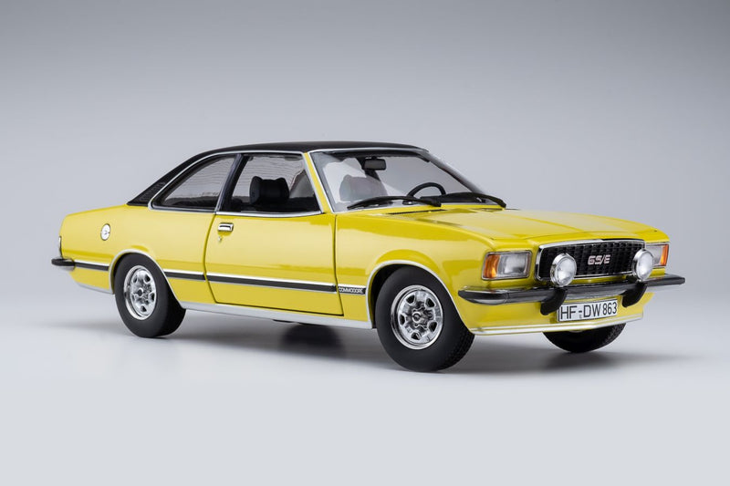 Opel Commodore B GS/E Coupé - brillant yellow 1:18