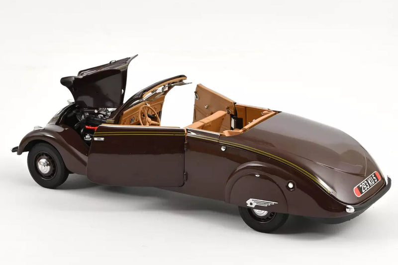 Norev Peugeot 402 Eclipse Chocolat 1937 1/18 184873 Norev Peugeot 402 Eclipse Chocolat 1937 1/18 184873