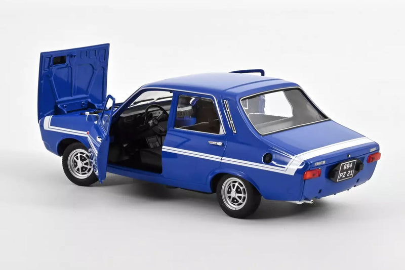 Renault 12 Gordini without bumpers 1971 - Bleu-de-France Blue 1:18