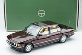 BMW 745i E23 (1984) -  burgundy red met.  1:18